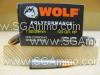 1000 Round Case - 7.62x39 Hollow Point 123 Grain Wolf Polyformance Ammo - Made in Russia by Barnaul - HP Projectile